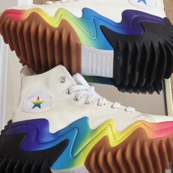 Colorful High-Top Sneakers - Picture 7 of 7